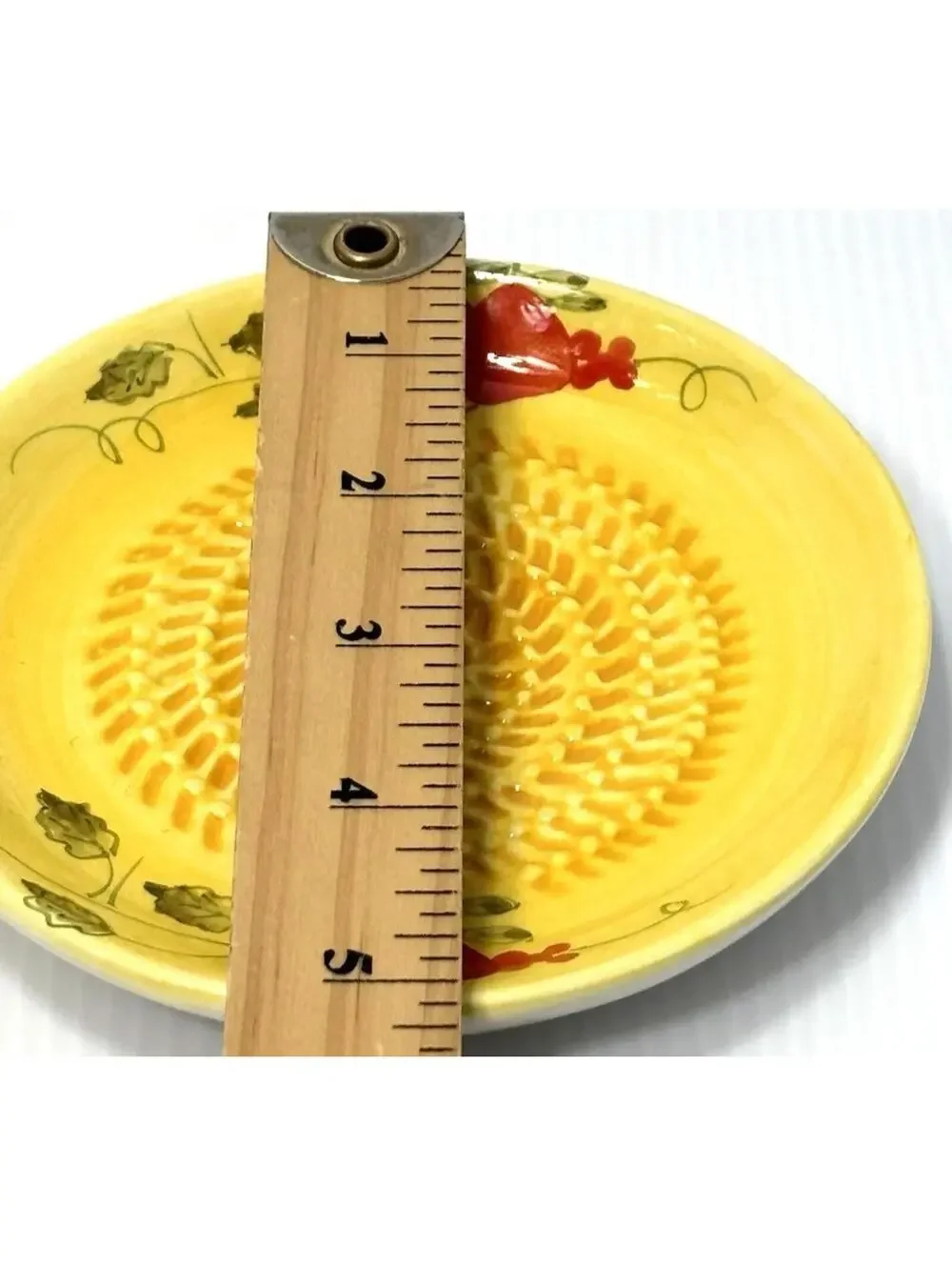 Ceramic Garlic Grater Plate Set Garlic Ginger Nutmeg Parmesan With Peeler &Brush